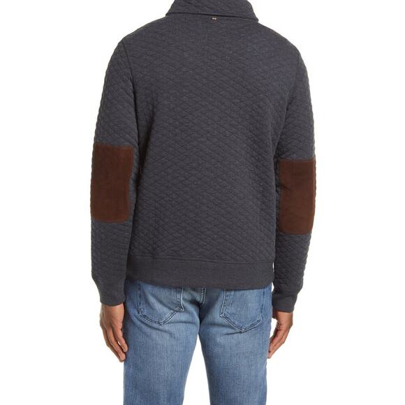 Billy Reid Dark Navy Shawl Collar Pullover Sweater Sz M - Picture 10 of 10